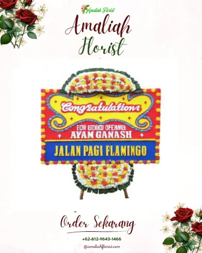 Bunga Papan Congratulation di Mundeh